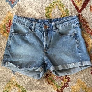 H&M Cuffed Jean Shorts